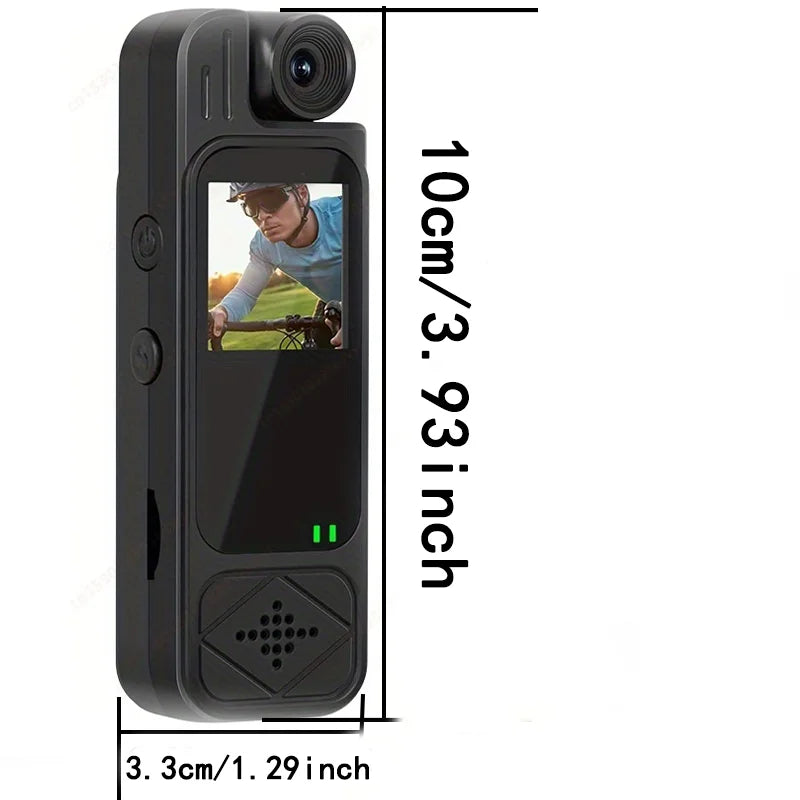 Caméra Sport Cyclisme 1080P HD – Petit Format, Enregistreur Vidéo Outdoor