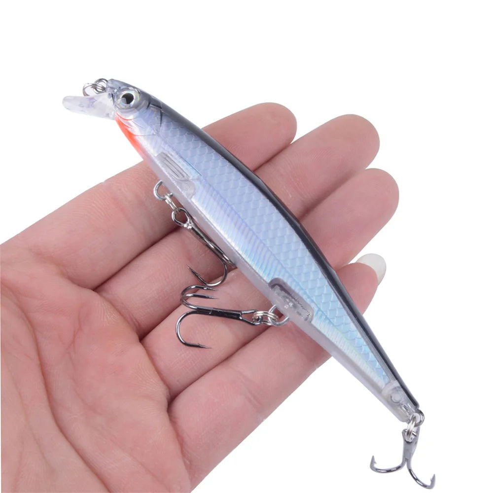 1 Stück Laser Sinking Minnow Angelköder 11cm/13.6g Weitwurf Trolling Künstlicher Hardbait Jerkbait Hecht Karpfen Angelzubehör