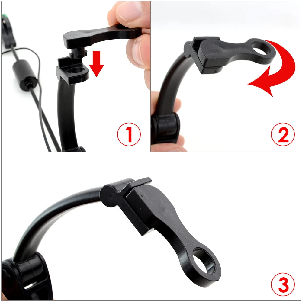 Alarme Carpe Hirisi Swinger LED – Lot de 4 Indicateurs de Touchée avec Socle Amovible B2011
