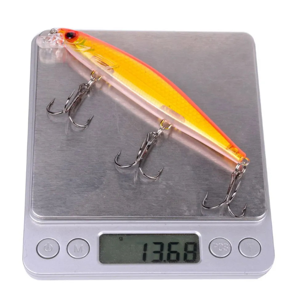 1Pcs Laser Sinking Minnow Fishing Lure 11cm/13.6g Long Cast Trolling Artificial Hard Bait Jerkbait Pike Carp Fishing Tackle