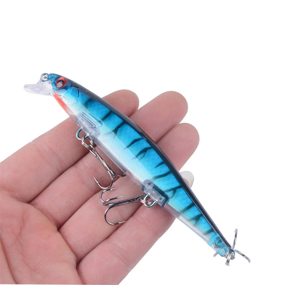1 Stück Laser Sinking Minnow Angelköder 11cm/13.6g Weitwurf Trolling Künstlicher Hardbait Jerkbait Hecht Karpfen Angelzubehör