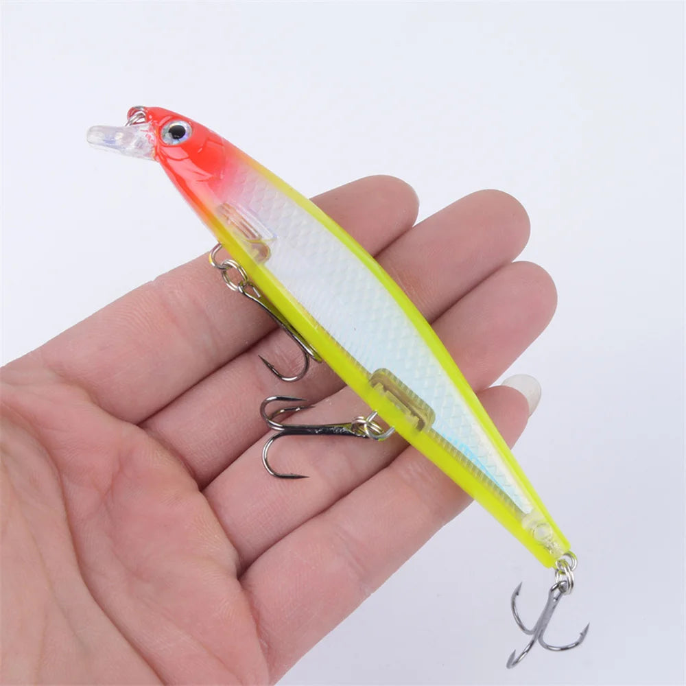1 Stück Laser Sinking Minnow Angelköder 11cm/13.6g Weitwurf Trolling Künstlicher Hardbait Jerkbait Hecht Karpfen Angelzubehör