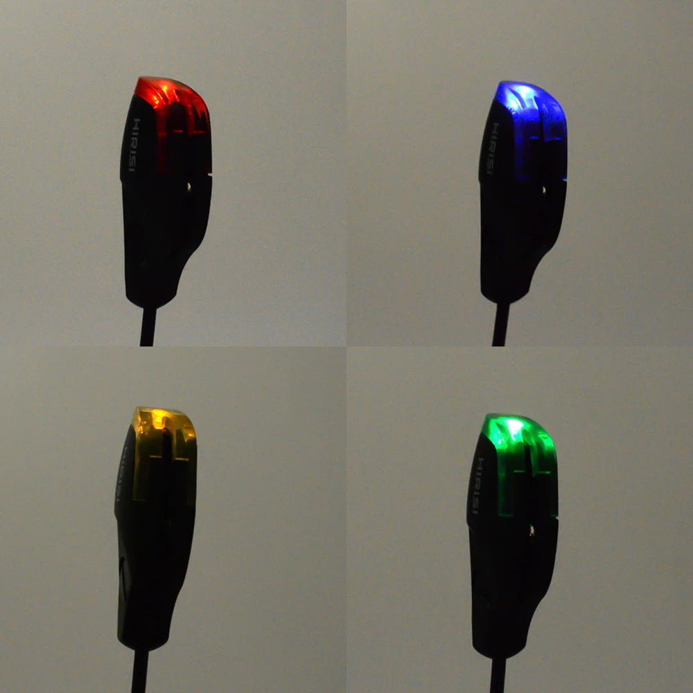 Alarme Carpe Hirisi Swinger LED – Lot de 4 Indicateurs de Touchée avec Socle Amovible B2011
