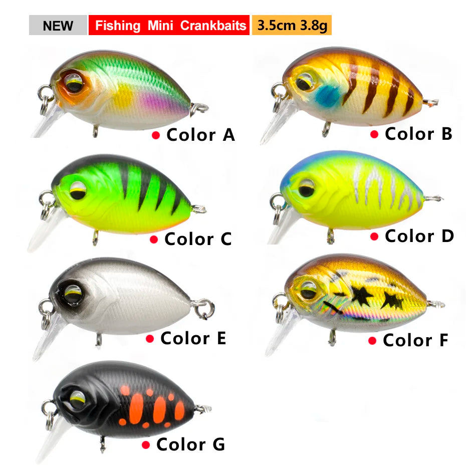 Leurre crankbait flottant 35 mm – 3,8 g