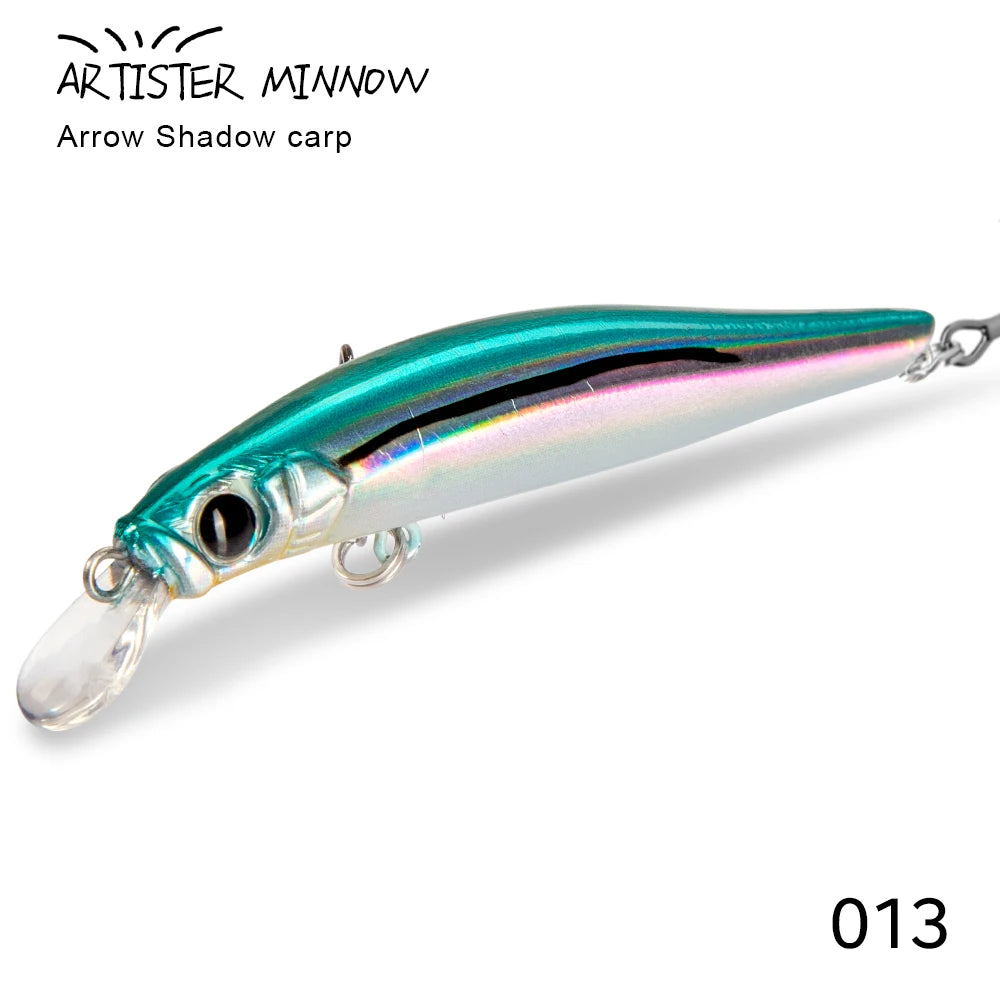 Leurre Minnow Coulant Hunthouse Artist – 70mm / 80mm / 105mm – Wobbler Bar de Mer & Pêche en Mer