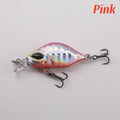 Mini Leurre Dur Coulant Lent 4cm – Simulation 3D – Crankbait Truite Perche Brochet Eau Douce & Salée