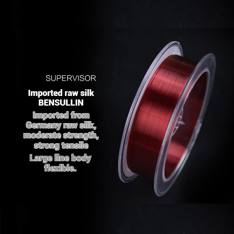 Ligne de Pêche Nylon 200M – Monofilament Fluorocarbon Coulante Invisible – Qualité Allemande