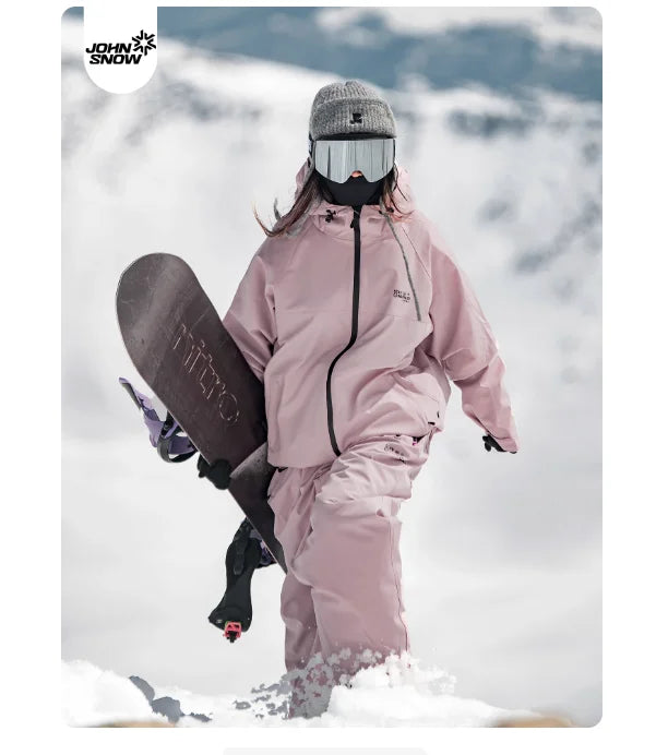 Ensemble de ski John Snow 2025 pour couples homme/femme, simple et double