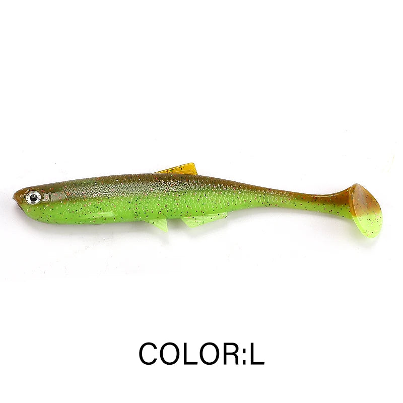 Leurre Souple Supercontinent ShadTeez T-Tail – 5cm / 7,5cm / 12cm – Yeux 3D – Brochet Sandre Carnassiers