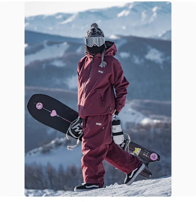 Ensemble de ski John Snow 2025 pour couples homme/femme, simple et double