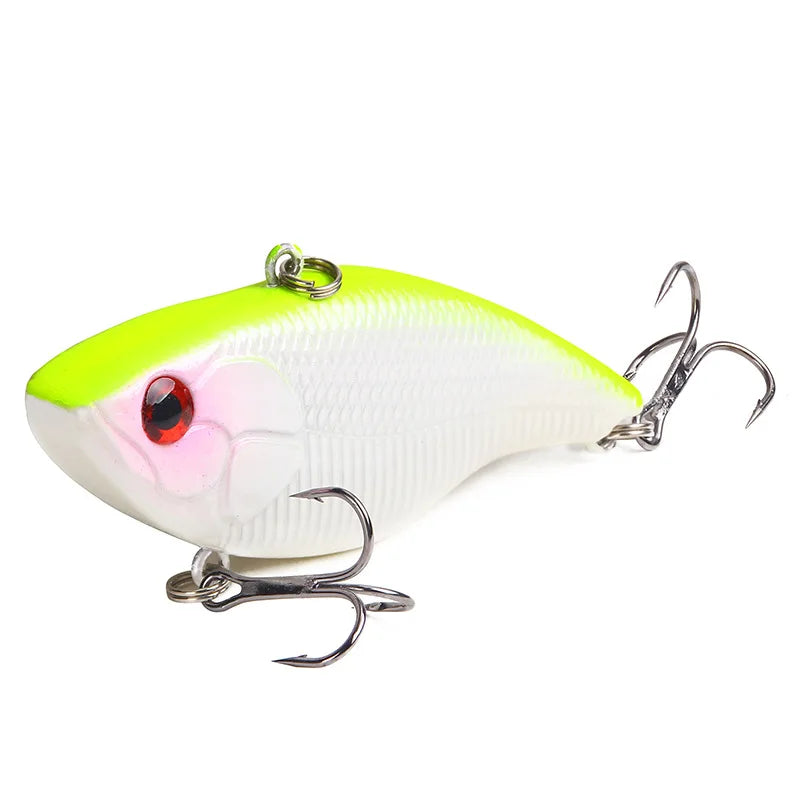 1PCS Hard Fishing Lure 7cm 18.8G Plastic VIB Hard Artificial Bait Treble Hooks Peche Bass Pike Trolling Pesca Fishing Tackle