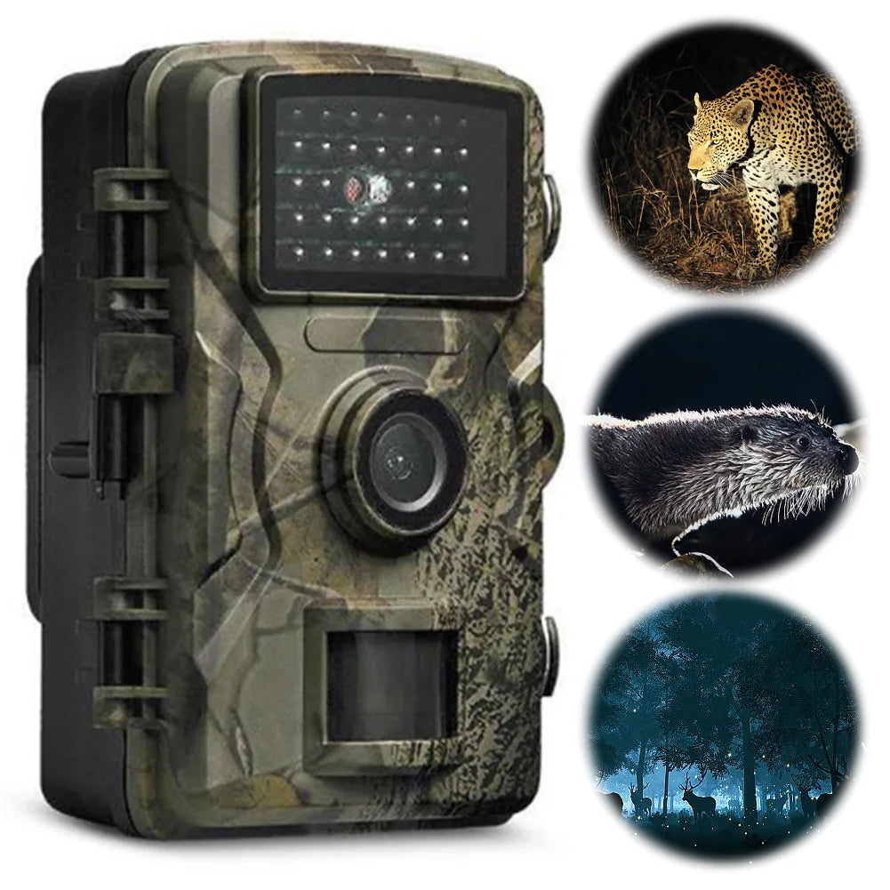 Caméra de Surveillance Faune IP54 – Infrarouge Nuit, Déclenchement 0.2s