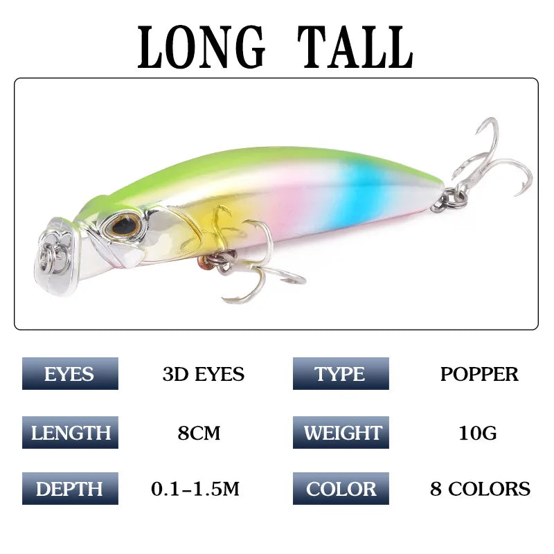 Minnow 1Pc 10g 8cm Fishing Lures Minnow Peche Bass Trolling Isca Artificial Hard Bait Crankbait Carp Wobbler Fishing Tackle
