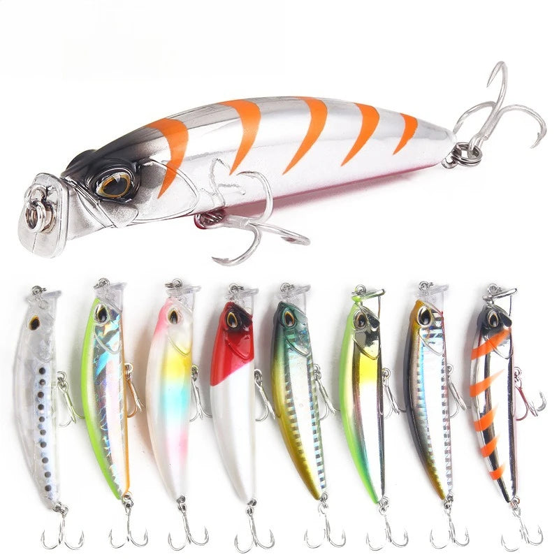 Minnow 1Pc 10g 8cm Fishing Lures Minnow Peche Bass Trolling Isca Artificial Hard Bait Crankbait Carp Wobbler Fishing Tackle