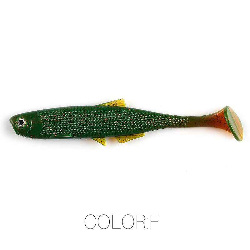 Leurre Souple Supercontinent ShadTeez T-Tail – 5cm / 7,5cm / 12cm – Yeux 3D – Brochet Sandre Carnassiers