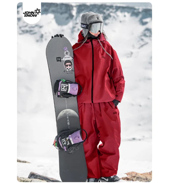 Ensemble de ski John Snow 2025 pour couples homme/femme, simple et double