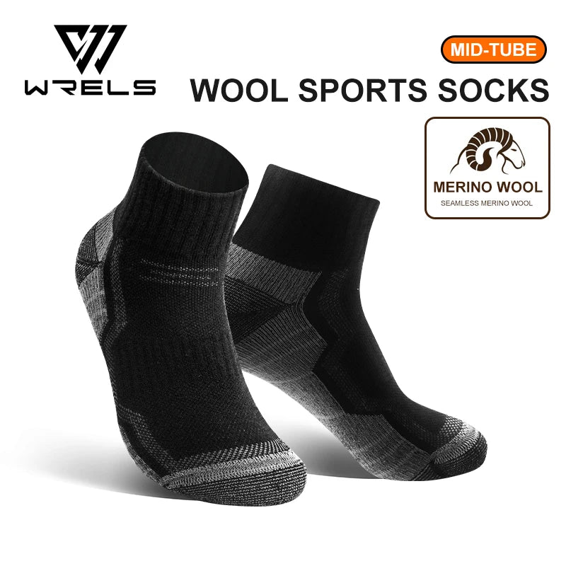 WRELS Merinowolle Thermosocken – Ski, Wandern & Snowboard