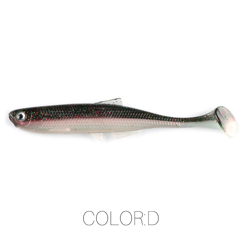 Leurre Souple Supercontinent ShadTeez T-Tail – 5cm / 7,5cm / 12cm – Yeux 3D – Brochet Sandre Carnassiers