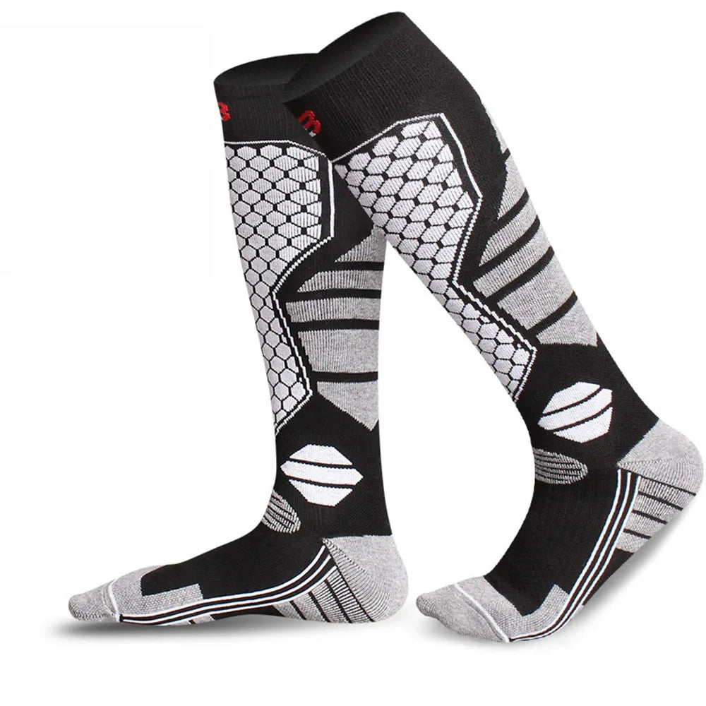 Chaussettes Ski Thermiques Anti-glisse – Compression & Respirantes