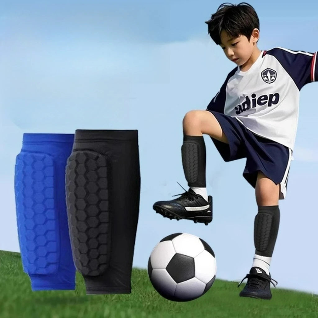 Protège-Tibias Alvéolaire – Football, Ski & Sports de Contact – Respirant & Léger – Adulte