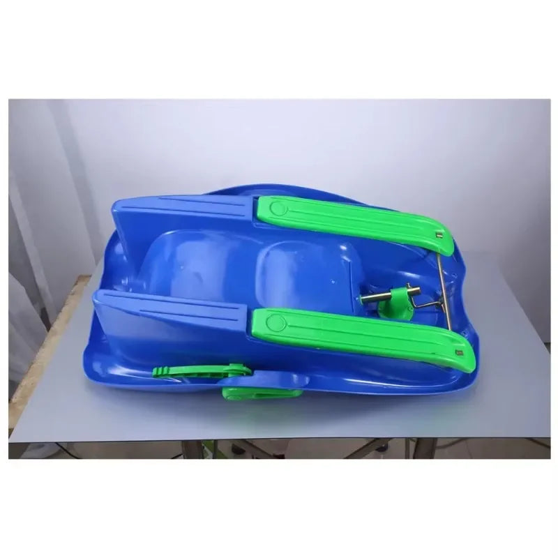 Children's Skis, Winter Outdoor Sports Equipment, High Back Steering Wheel Suitable for Skiing in Snow and Desert