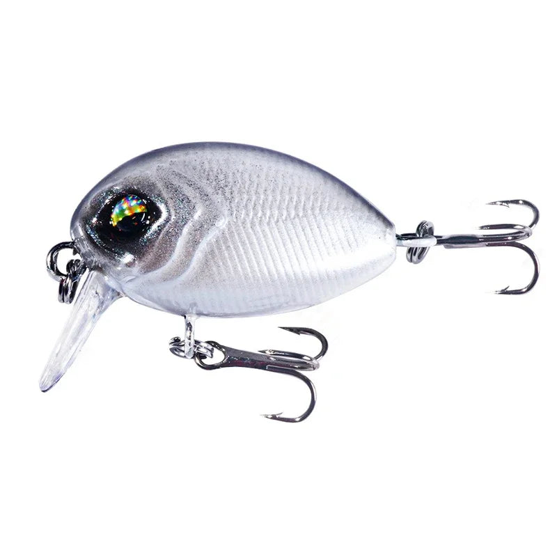 New Peche Japanese Design Hard Fishing Lure 38mm 3.8g Mini Wobblers Crank Bait For Pike Floating Crankbait Pesca