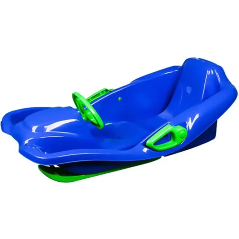 Children's Skis, Winter Outdoor Sports Equipment, High Back Steering Wheel Suitable for Skiing in Snow and Desert