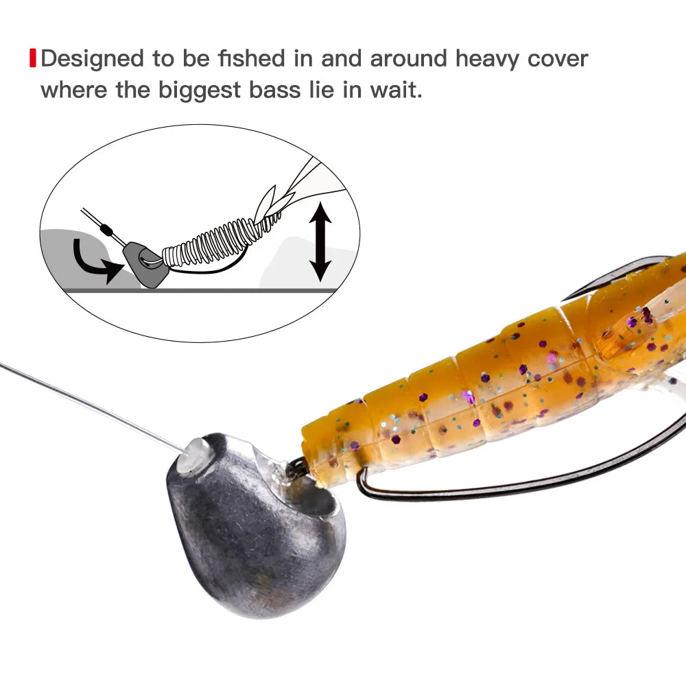 Noeby-Sliding Sinker Fishing Tackles, Texas Rig, Free Rig, Soft Bait, Anti Hanging Bottom, 14g, 21g, 28g