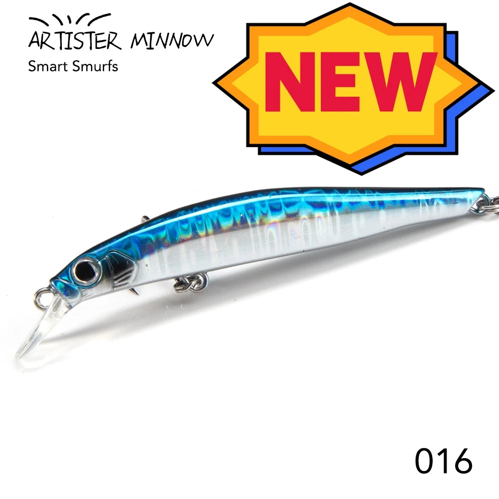 Leurre Minnow Coulant Hunthouse Artist – 70mm / 80mm / 105mm – Wobbler Bar de Mer & Pêche en Mer