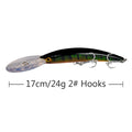 leurre de pêche en plastique dur de type minnow