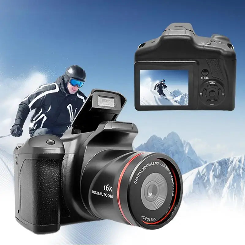 Appareil Photo Numérique Portable 16x Zoom – Caméscope HD pour Débutants & Pros