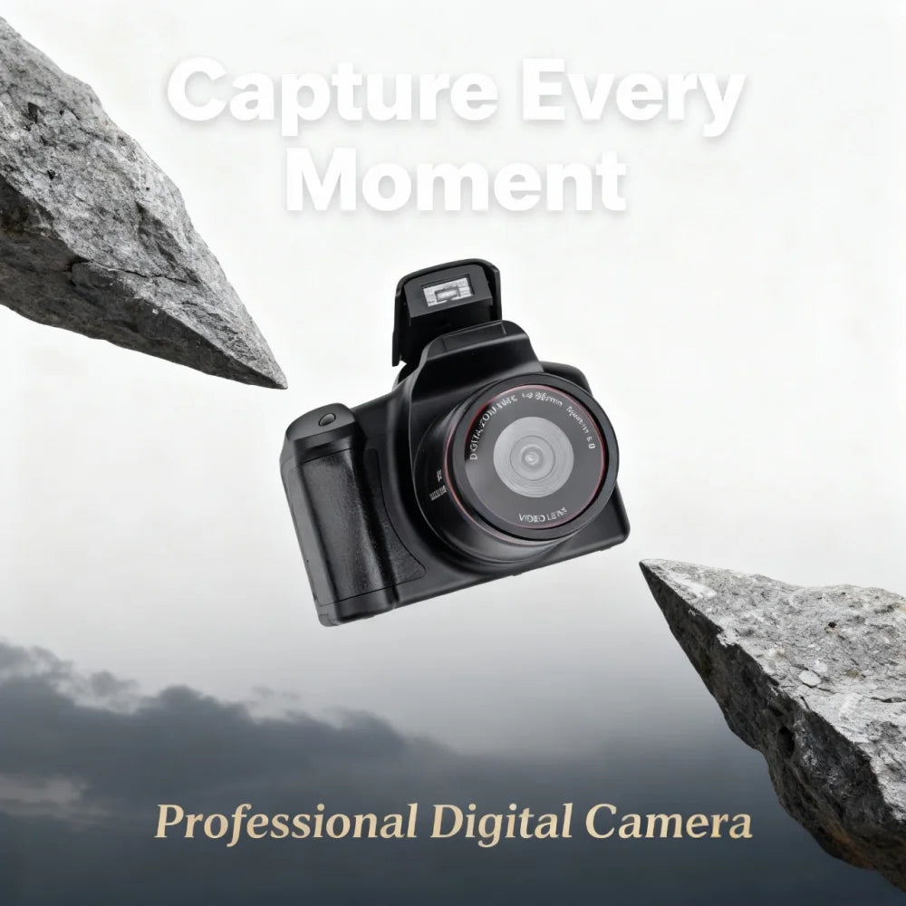 Appareil Photo Numérique Portable 16x Zoom – Caméscope HD pour Débutants & Pros