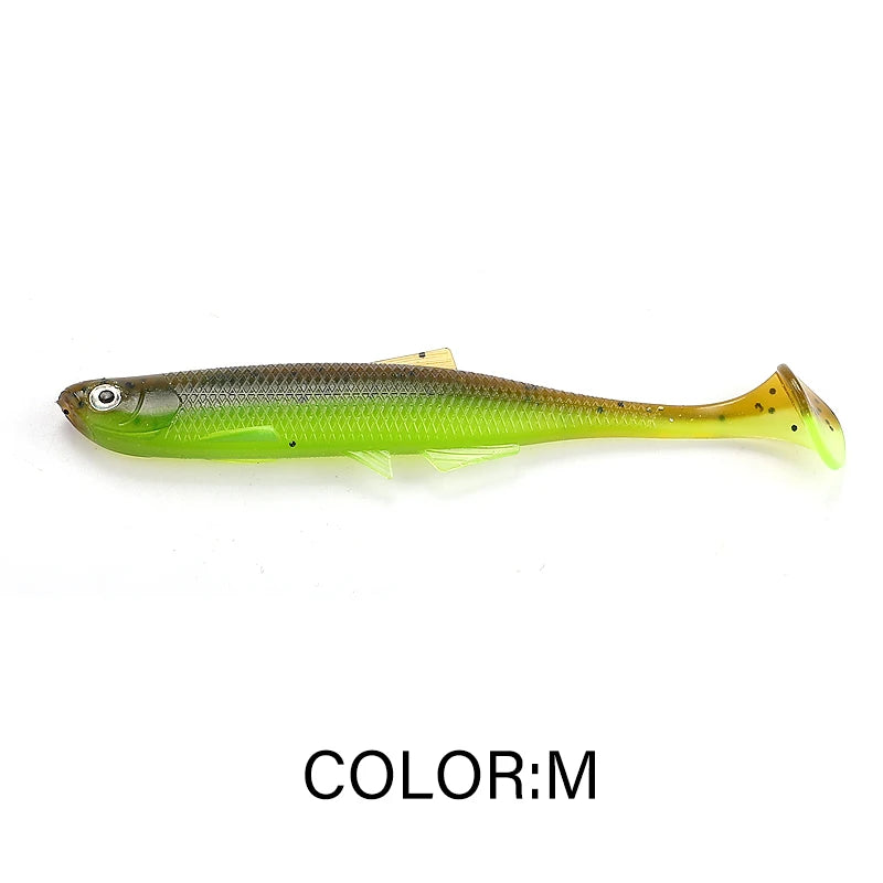 Leurre Souple Supercontinent ShadTeez T-Tail – 5cm / 7,5cm / 12cm – Yeux 3D – Brochet Sandre Carnassiers