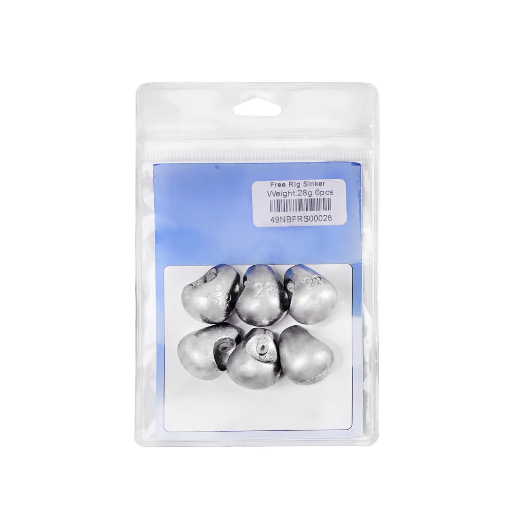 Noeby-Sliding Sinker Fishing Tackles, Texas Rig, Free Rig, Soft Bait, Anti Hanging Bottom, 14g, 21g, 28g