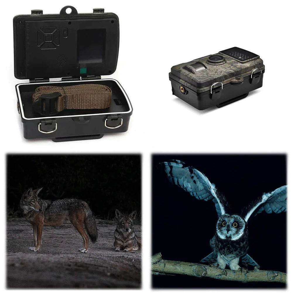 Caméra de Surveillance Faune IP54 – Infrarouge Nuit, Déclenchement 0.2s