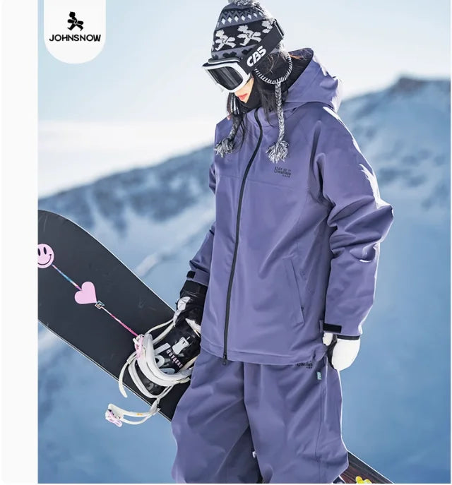 Ensemble de ski John Snow 2025 pour couples homme/femme, simple et double