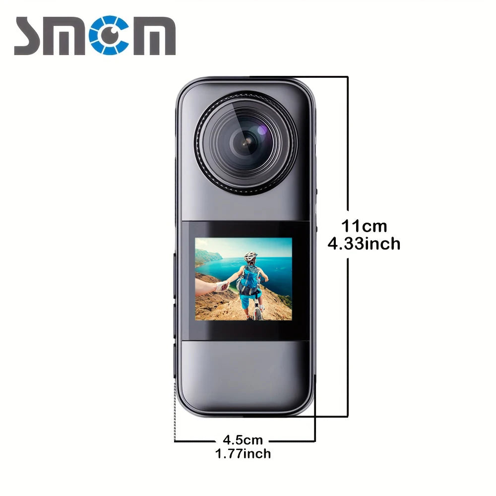 Caméra Sport Double Écran Outdoor – 5MP, Carte 32Go, Vision Nocturne