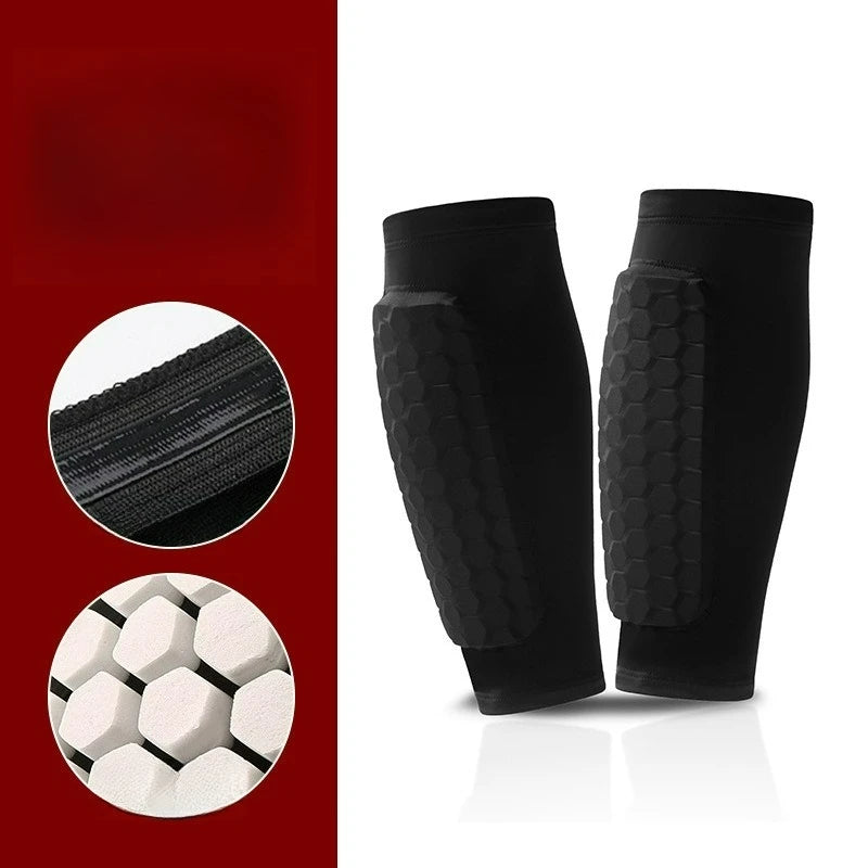 Protège-Tibias Alvéolaire – Football, Ski & Sports de Contact – Respirant & Léger – Adulte
