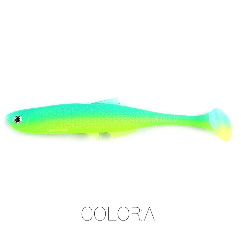 Leurre Souple Supercontinent ShadTeez T-Tail – 5cm / 7,5cm / 12cm – Yeux 3D – Brochet Sandre Carnassiers