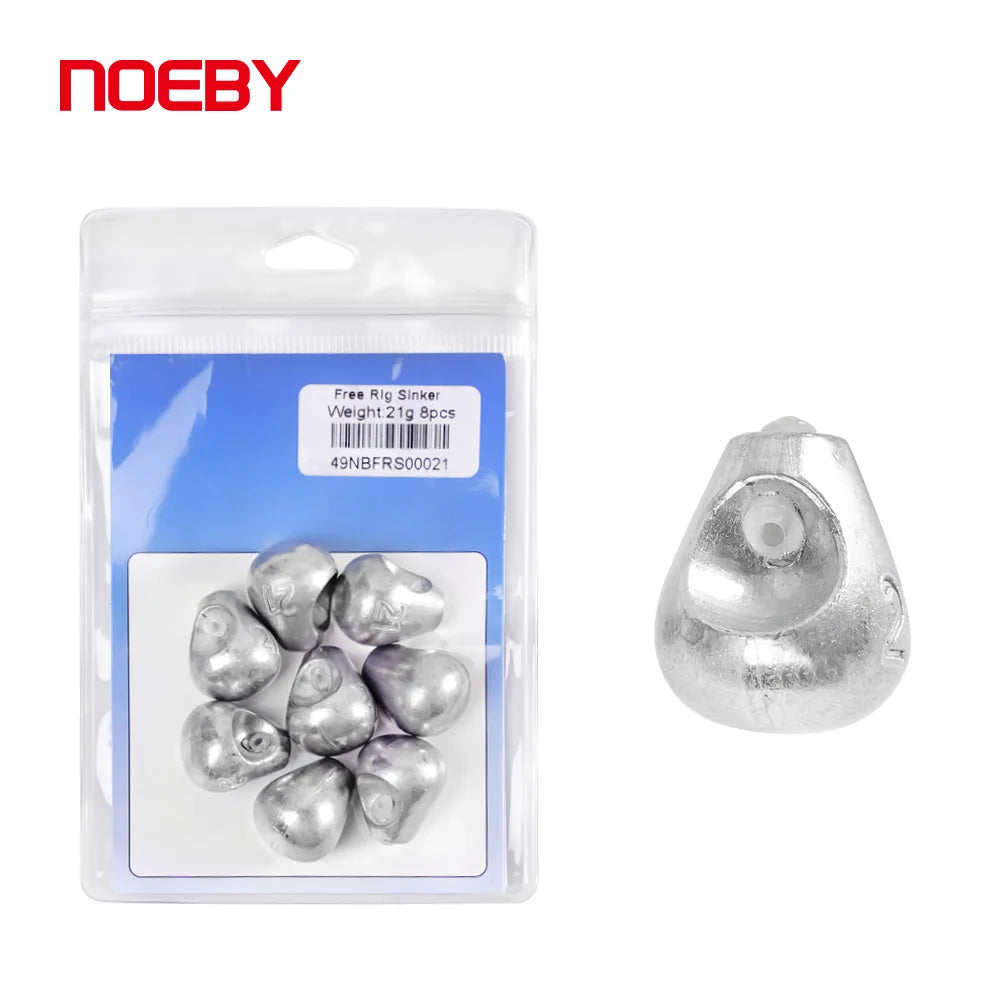 Noeby - Sliding Sinker Fishing Tackles, Texas Rig, Free Rig, Soft Bait, Anti-Snag, 14g, 21g, 28g