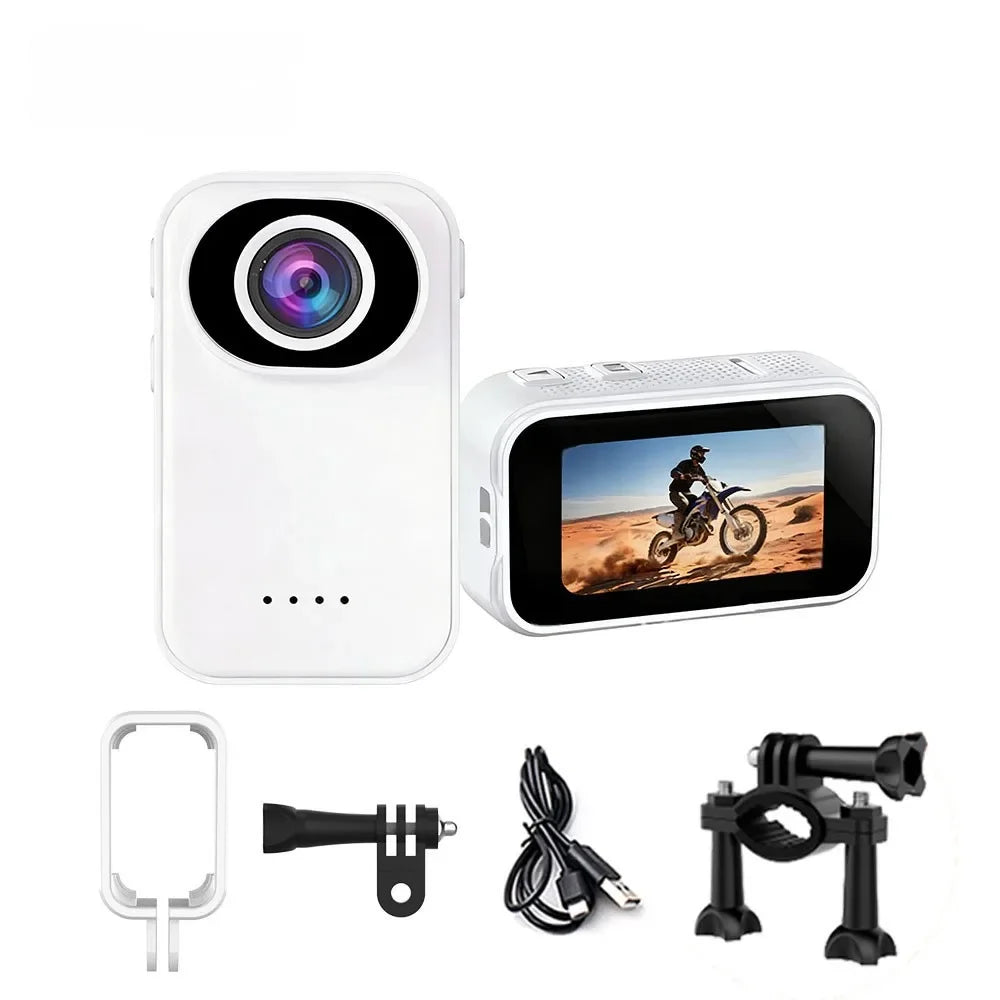Caméra 2K HD Vélo & Montagne – Portable, Vlog Outdoor & Randonnée