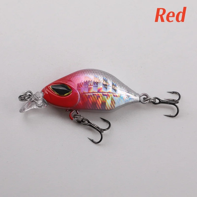 Mini Leurre Dur Coulant Lent 4cm – Simulation 3D – Crankbait Truite Perche Brochet Eau Douce & Salée