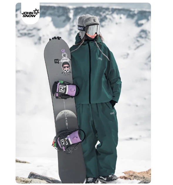 Ensemble de ski John Snow 2025 pour couples homme/femme, simple et double