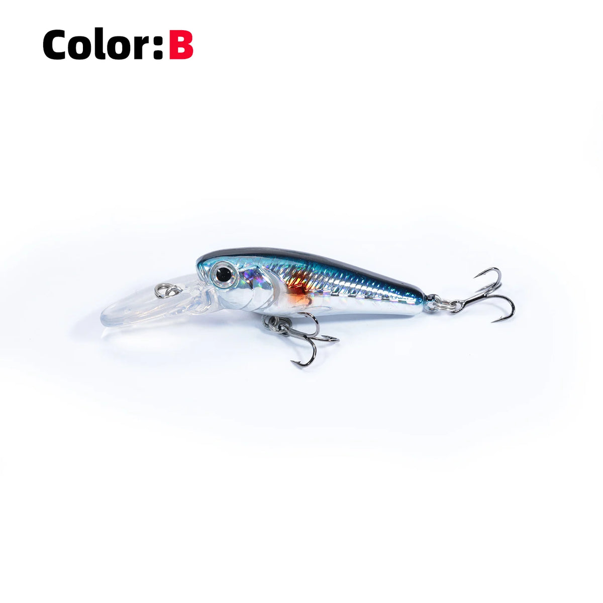 New 1pc 4cm 3.2g Pesca Hard Fishing Lure Floating Minnow Wobbler Peche Artificial Crank Bait Bass Perch Pike Salmon Trout