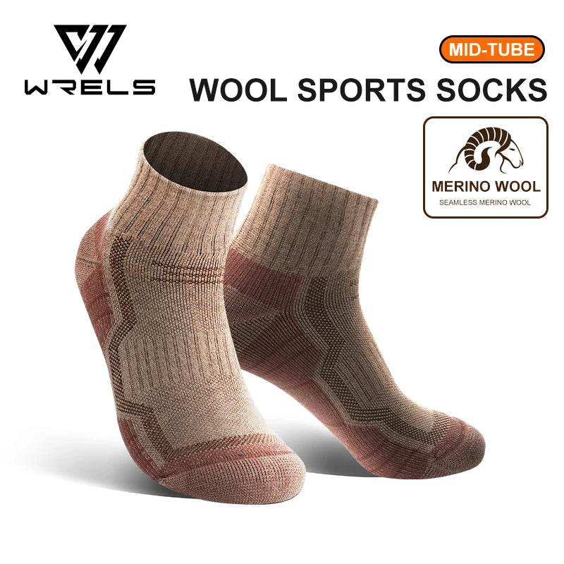 WRELS Merinowolle Thermosocken – Ski, Wandern & Snowboard