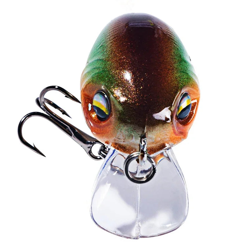 New Peche Japanese Design Hard Fishing Lure 38mm 3.8g Mini Wobblers Crank Bait For Pike Floating Crankbait Pesca