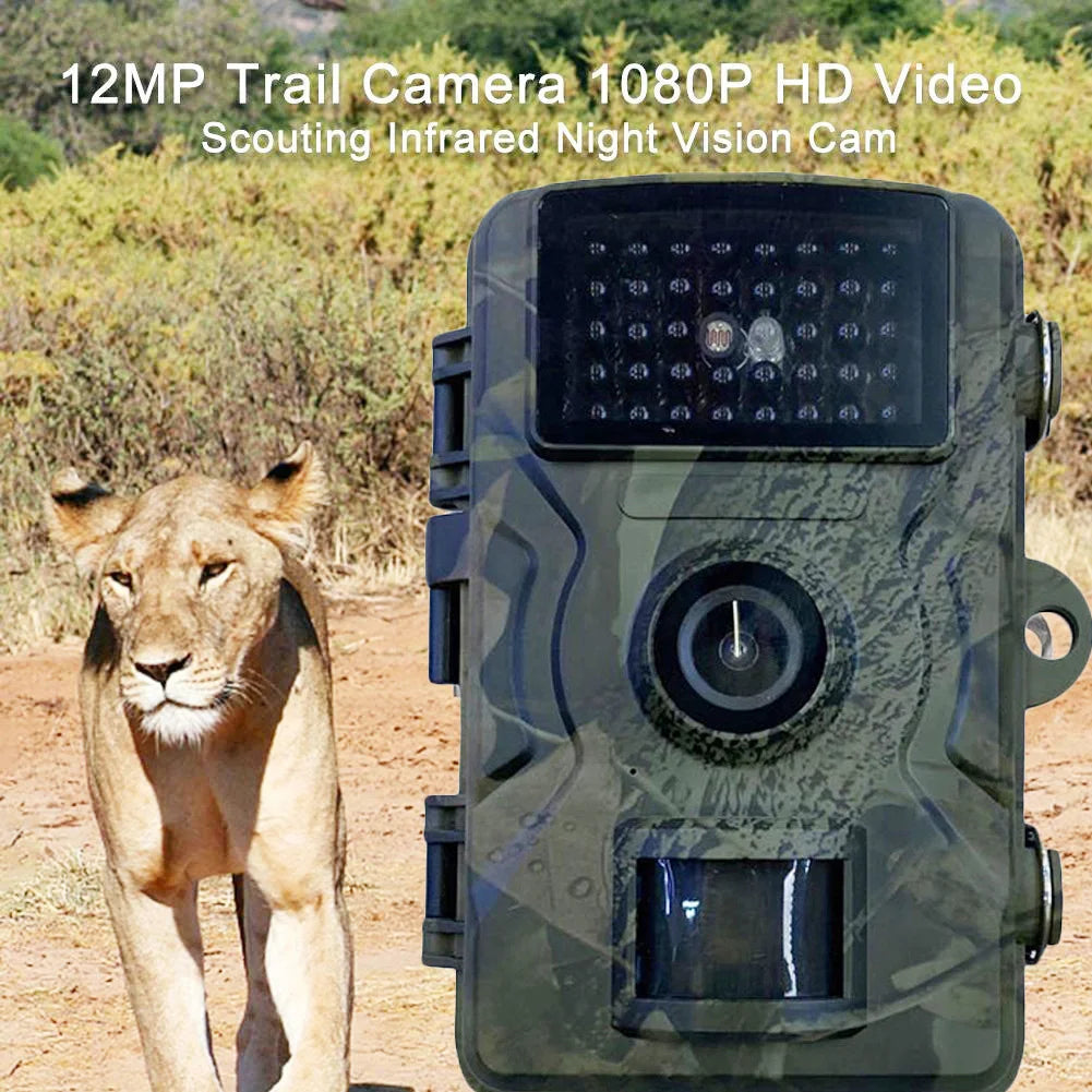Hunting Camera Waterproof Infrared Night Vision Security Cam Motion Activated Wildlife Camera for Outdoor Wildlife Hunting