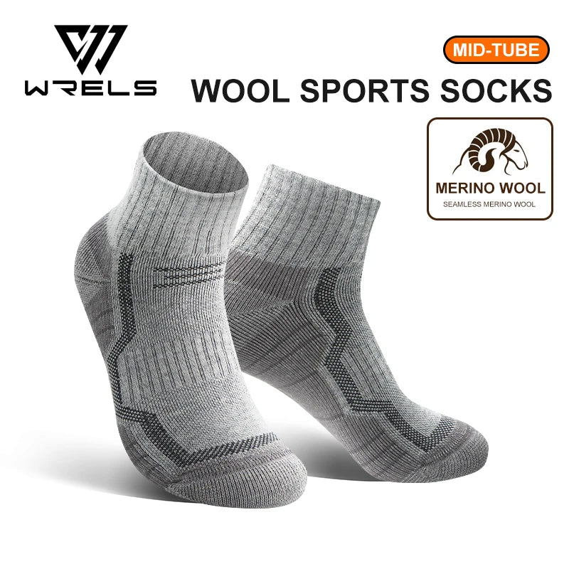 WRELS Merinowolle Thermosocken – Ski, Wandern & Snowboard