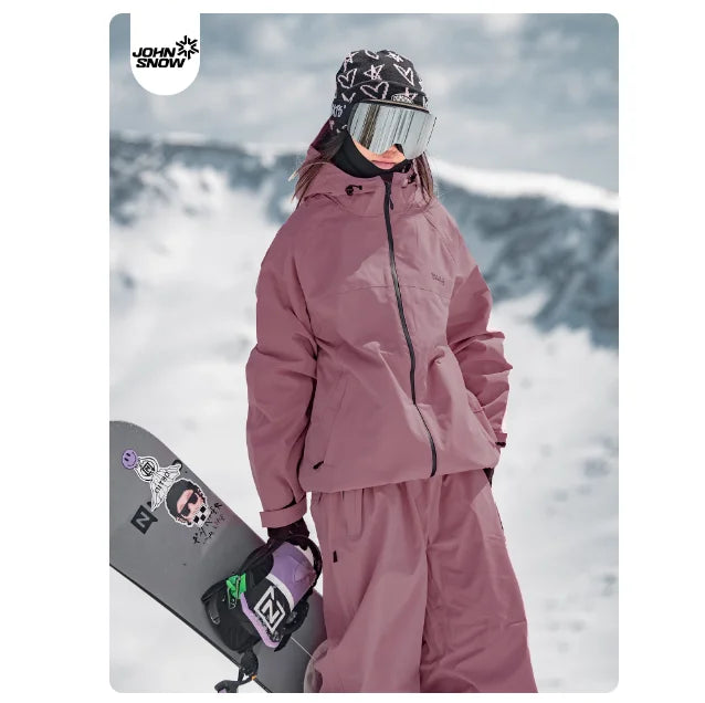 Ensemble de ski John Snow 2025 pour couples homme/femme, simple et double