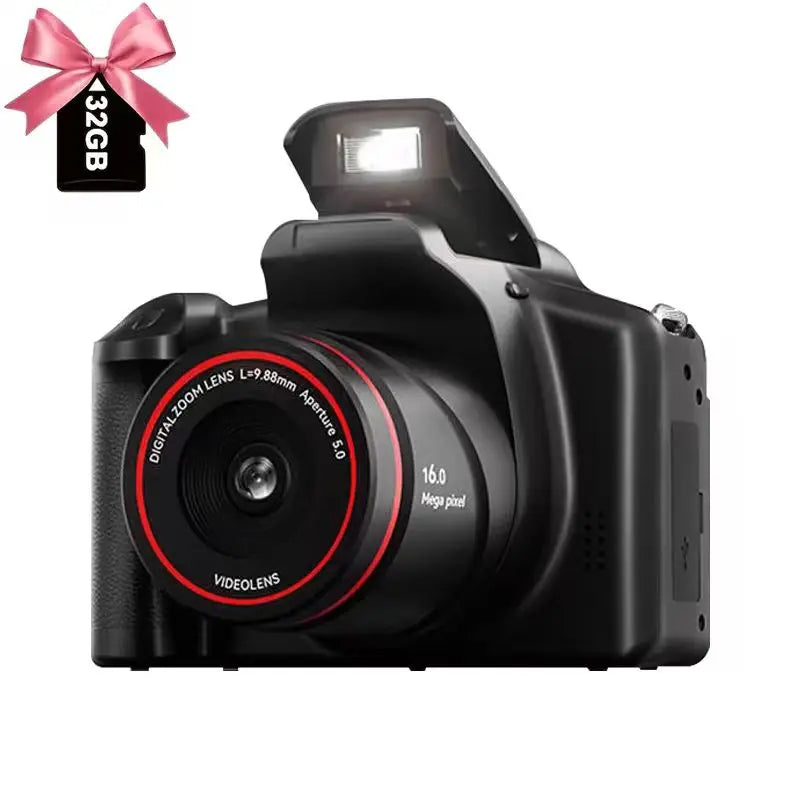 Appareil Photo Numérique Portable 16x Zoom – Caméscope HD pour Débutants & Pros
